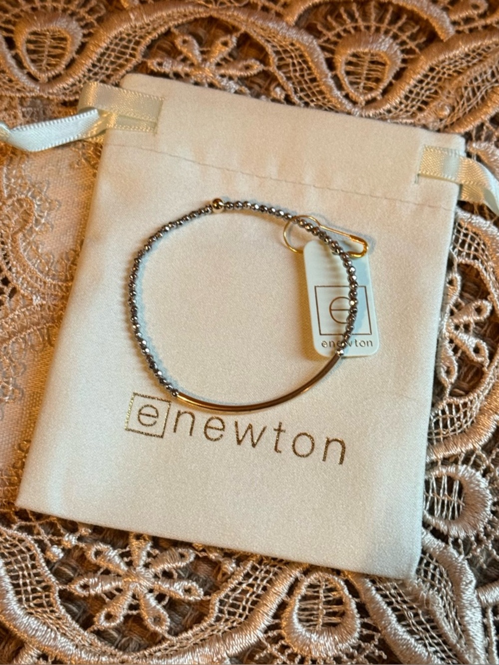 Enewton Hematite Bliss Bar Bracelet